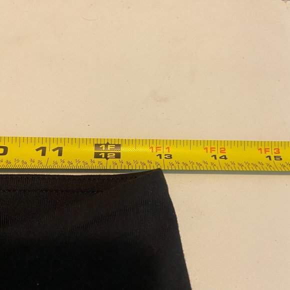 Athleta Capri Leggings Womens S Solid Black Stretch Elastic Hem Athletic Workout - Picture 4 of 7